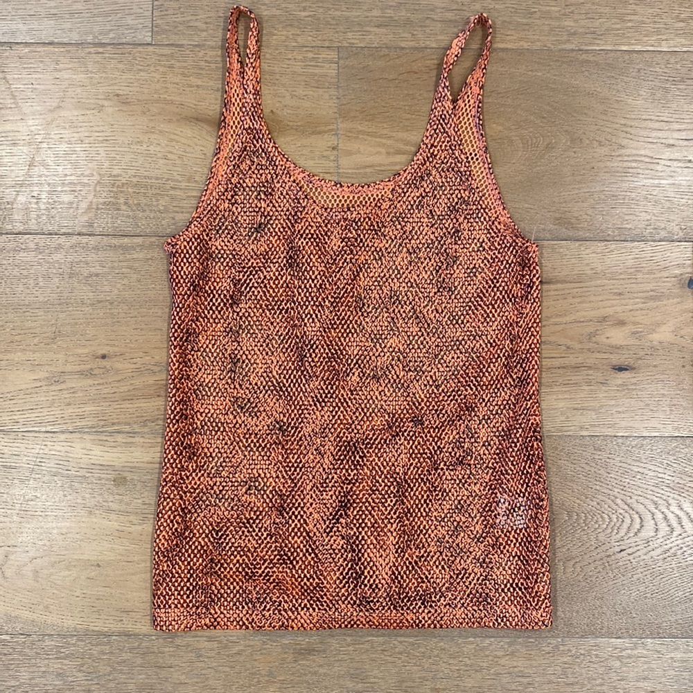 Vintage Mesh print tank top